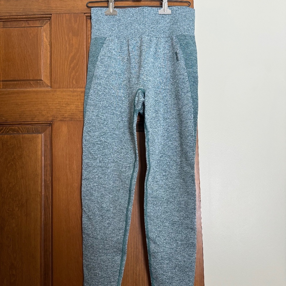 Green Gymshark Leggings, Small